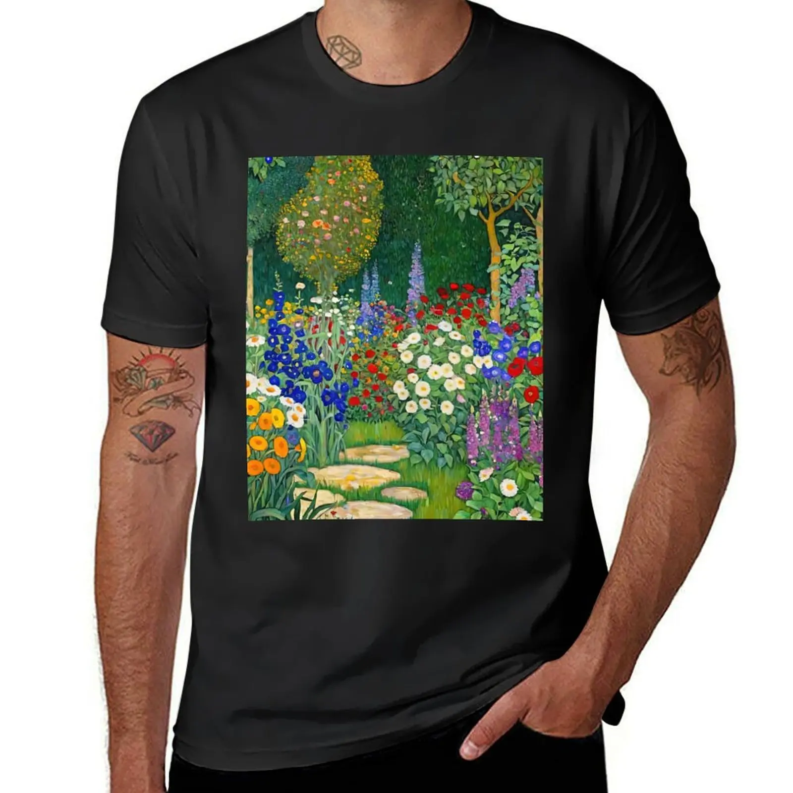 Flower Garden - Gustav Klimt T-Shirt plus sizes sublime kawaii clothes t shirts for men pack