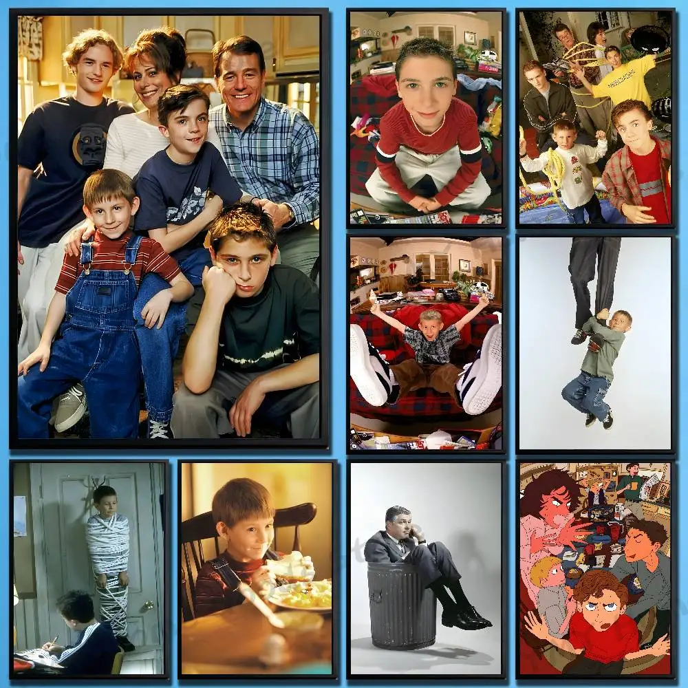 TV M-Malcolm in the Middle Poster For Wall Prints for Living Room Bedroom Office Home Decoration Gift