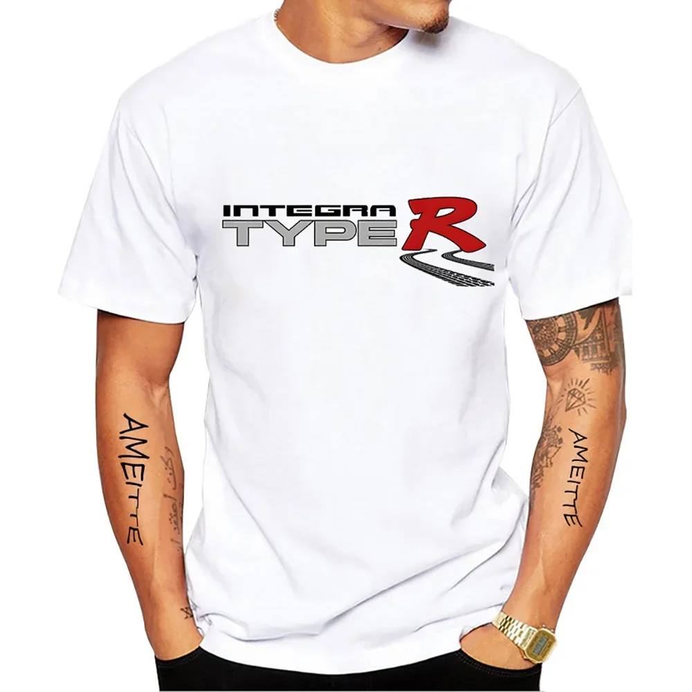 

Integra Type R Spoon Sport T-Shirt Summer Men Short Sleeve Hip Hop Boy Casual Shirt Civic Type R eg EK Car Classic White Tees