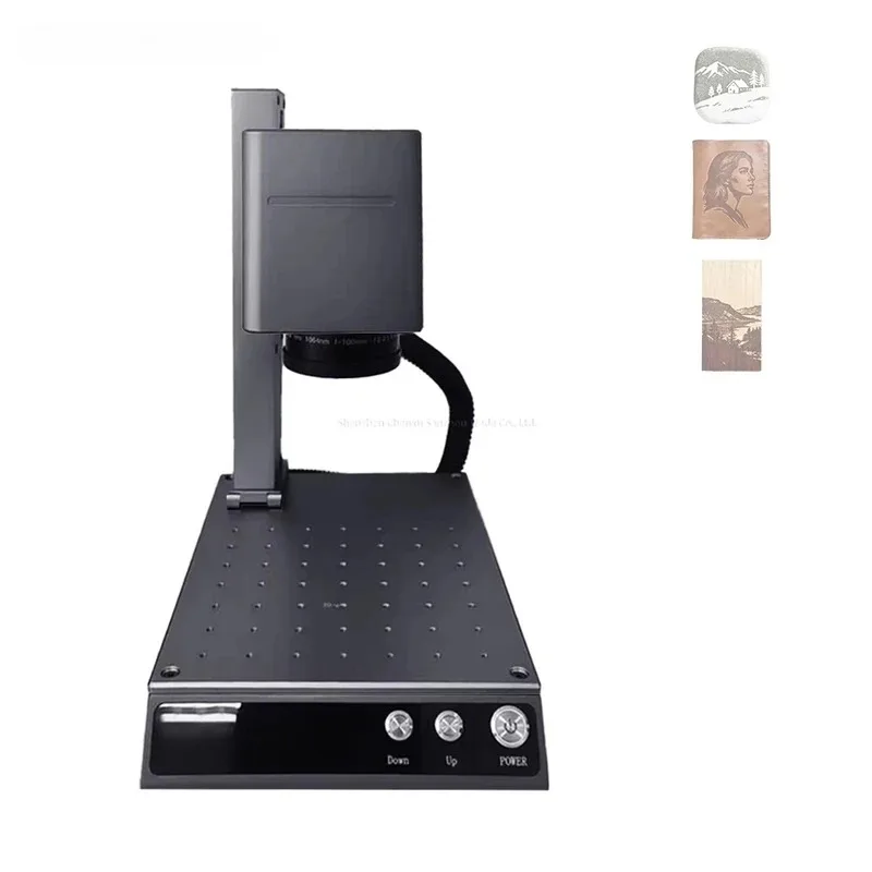 Dktop Industrial Fiber Cutting hine Stainls Steel, Gold, Silver and Other Metal Jewelry Engraving
