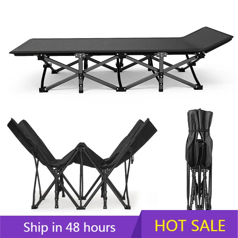 

YTYIN YTYIN Portable Lightweight Office Outdoor Travel Metal Folding Bed Foldable Rest Camping Bed Sleeping Bed