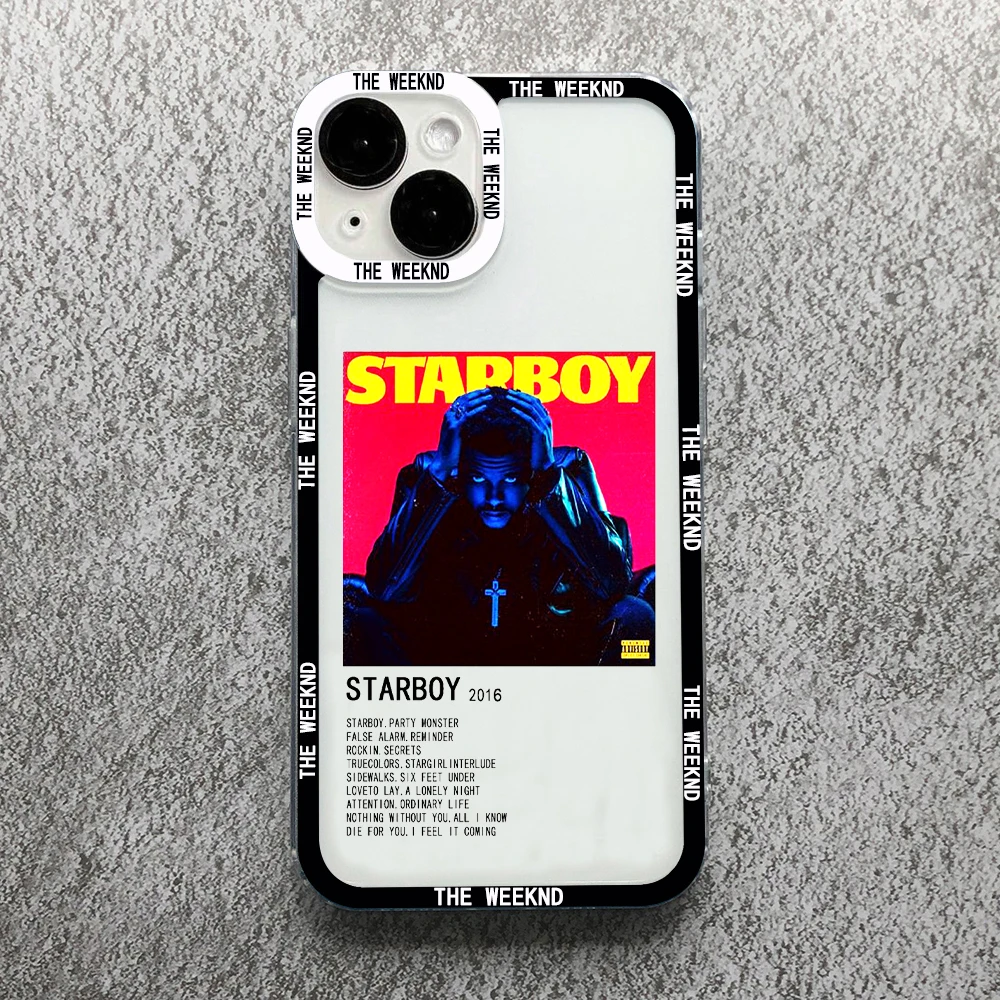 The Weeknd Minimalist Poster Phone Case for iPhone 15 14 13 12 11 Pro Max Mini Fundas For Apple Phone XR X Xs Max 7 8 Plus Cover