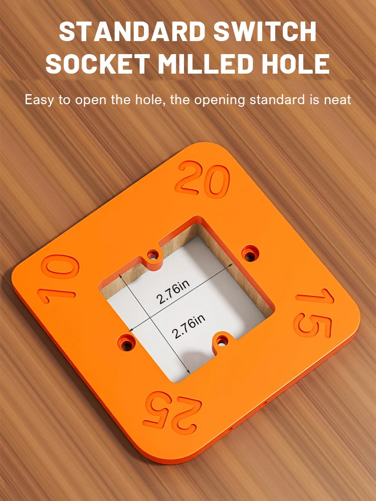 Houtbewerking Router Hoekradius Sjablonen Jig R10 tot R50 Routing Gebogen Hoeken Frezen Circulaire Radiaal Hardheid ABS Tool