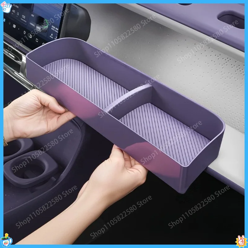 Car DIY Hole Table For Leapmotor B10 2025 Passenger Storage Box Expansion Tray Accessories