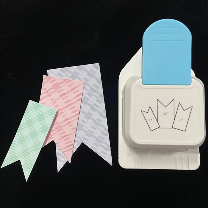 3 in 1 Tag Punch Corner Rounder Cutter Paper Label Punch for Scrapbooking Card for DIY Paper Card Photo Planner Cutting Supplies