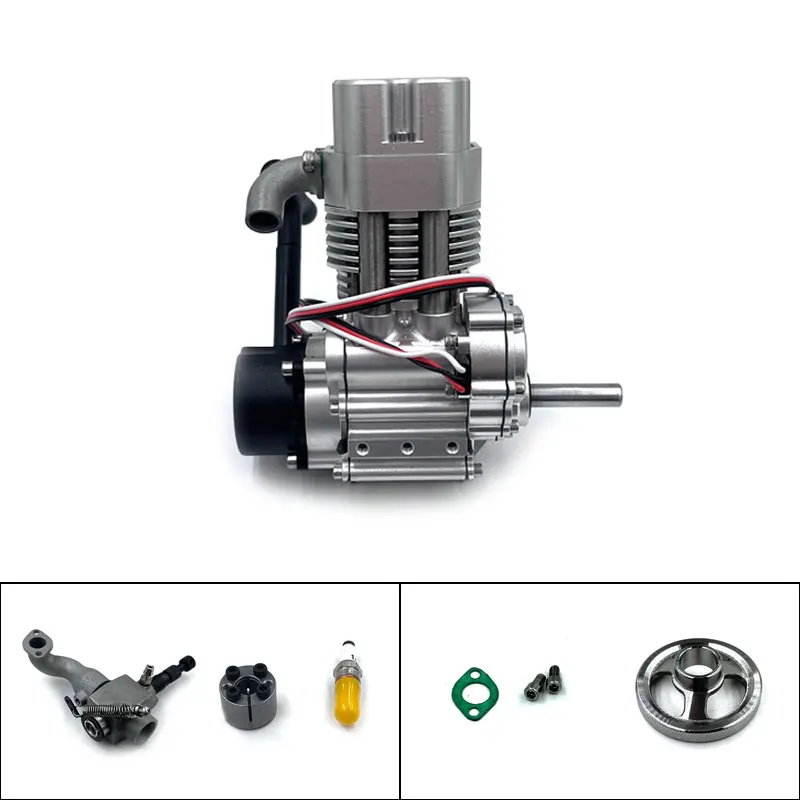 GS-DK01 Four Stroke Engine Model 8cc Vertical Single Cylinder Internal Combustion Engine Mixed Fuel Model