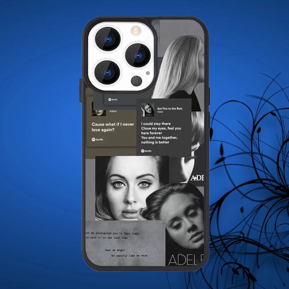 Singer A-Adele Phone Case For iPhone 16,15,14,13,12,11,Plus,Pro,Max Mini Magsafe Magnetic Wireless Charging