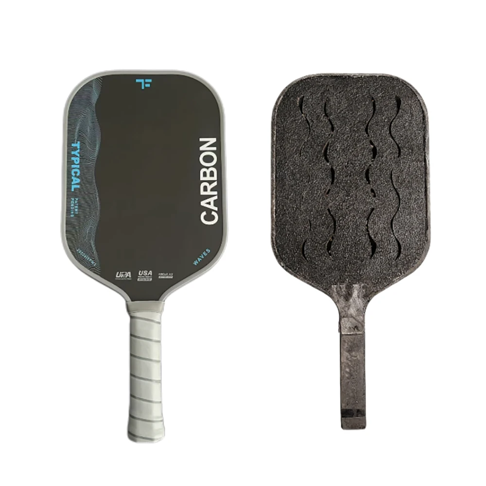 

Пиклбольная ракетка Trufoam Waves TFW3 2025 года, толщина 16 мм, высокая плотность, 100% пенополиуретановый сердечник, карбоновое волокно Toray T700