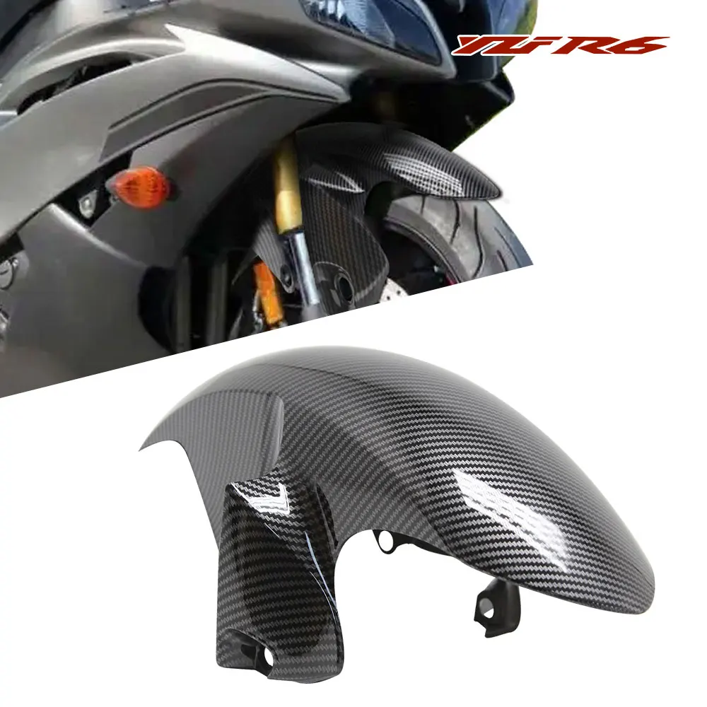 

For YAMAHA YZF R6 YZF-R6 YZFR6 2006-2016 2008 Motocycle ABS Carbon Paint Front Tire Wheel Fender Mudguard Splash Guard Fairing