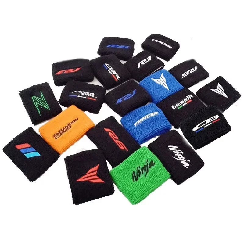 Pour Yamaha Kawasaki Honda Suzuki Ninja R1 R6 moto frein avant réservoir de liquide tasse réservoir d'huile chaussettes manches accessoires