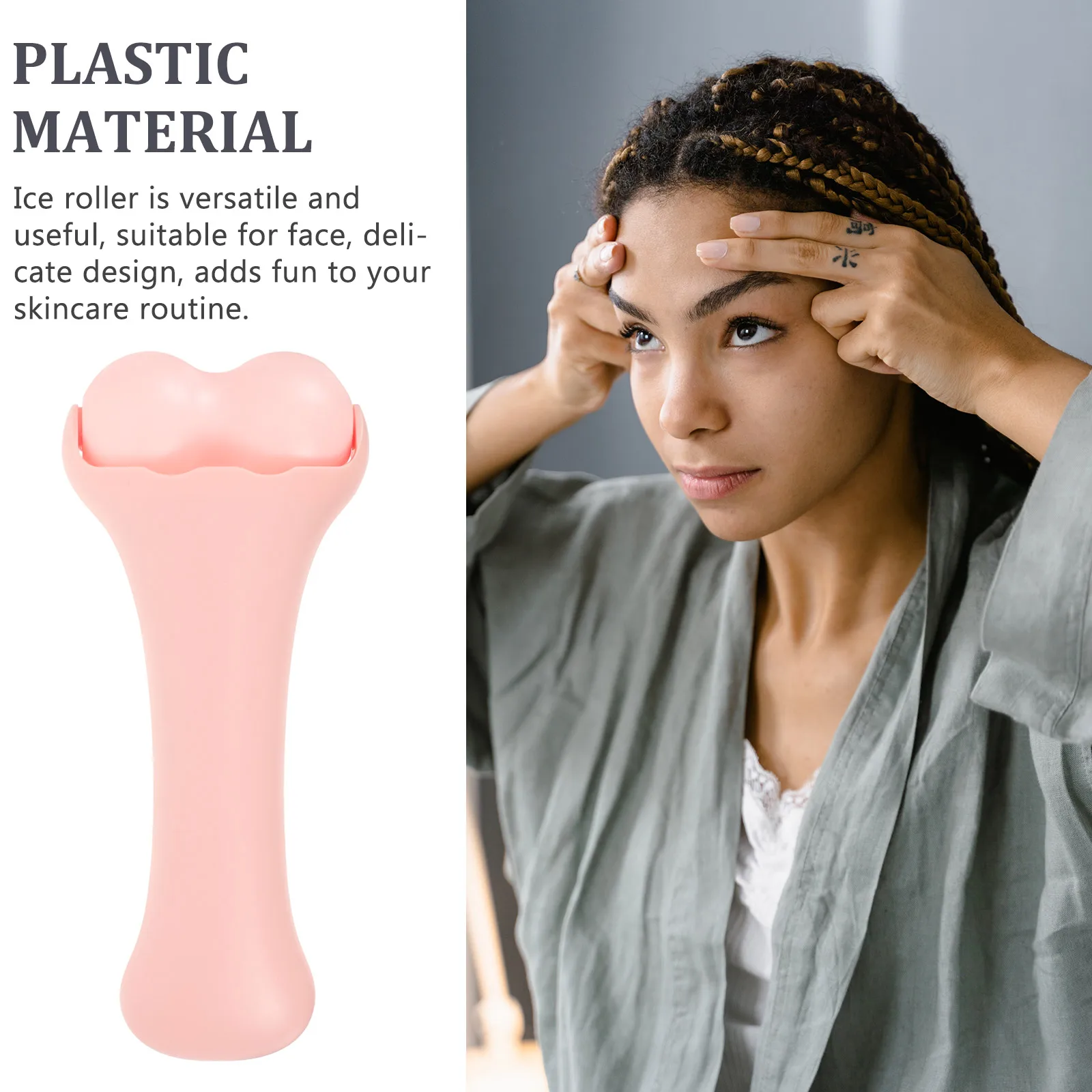 

For Facial Massager Portable Face Massage Tool Women Face Cooling Skincare Beauty Facial For Travel Reusable Ice