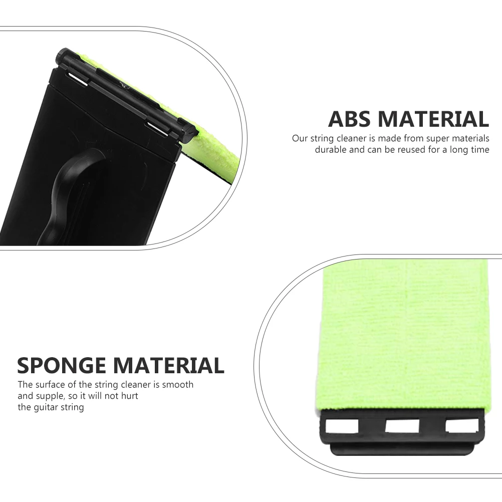 

Fretboard Cleaner for Guitar String Instruments ABS Sponge Scrubber Lightweight Easy Carry Maintenance Tool for Musicians Gift