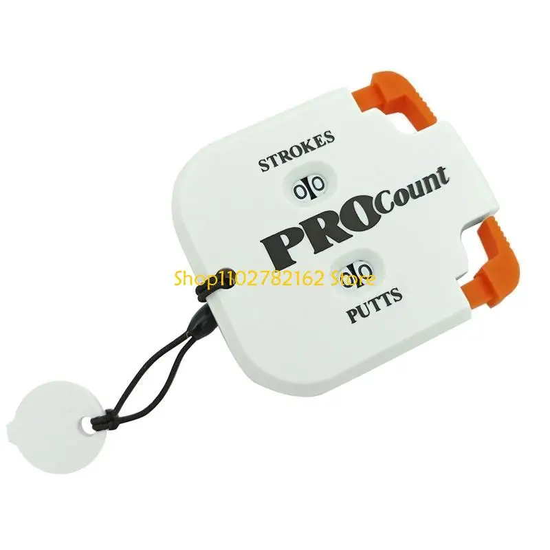 547B Golf Stroke Shot Putt Score Counter, Golf Shot Count Stroke Putt Score Counter Two Digits Scoring Keeper with for Key