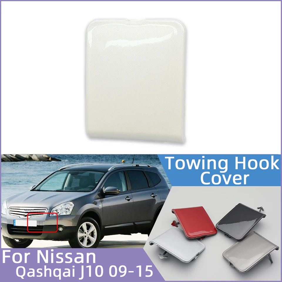 

Towing Hook Cover Cap For Nissan Qashqai Dualis J10 2008 2009 2010 2011 2012 2013 2014 Car Front BumperHauling Eye Trailer Lid