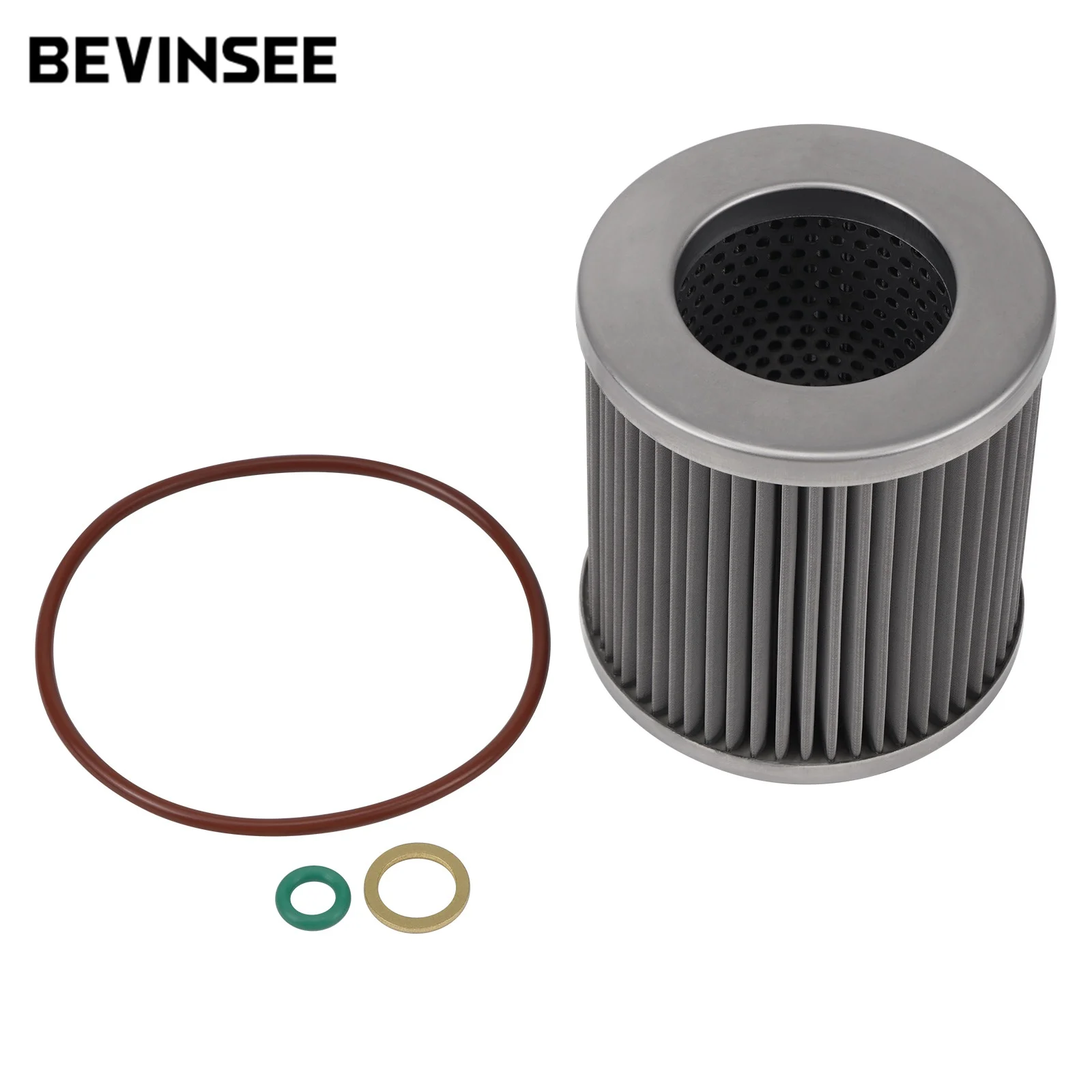 

BEVINSEE Recyclable Steel Oil Filter For BMW N20 N52 N54 N55 For BMW E90 E92 E93 E82 E87 E60 F20 F30 F22 F10 M2 M3 M4 X3 X5 X6