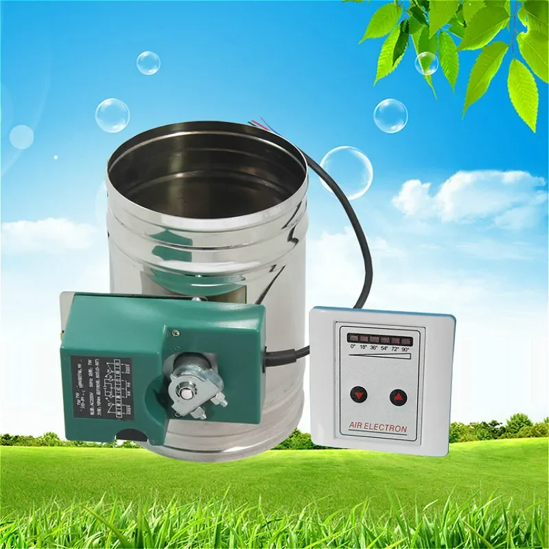 

Electric Motorized Air Damper Valve with 16Nm Actuator 60S Response 5 Position VAC Systems