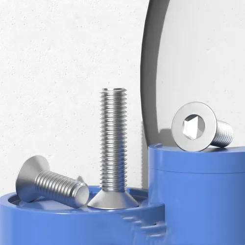 알루미늄 DIN7991 육각 소켓 카운터싱크 헤드 나사 M2-M6 