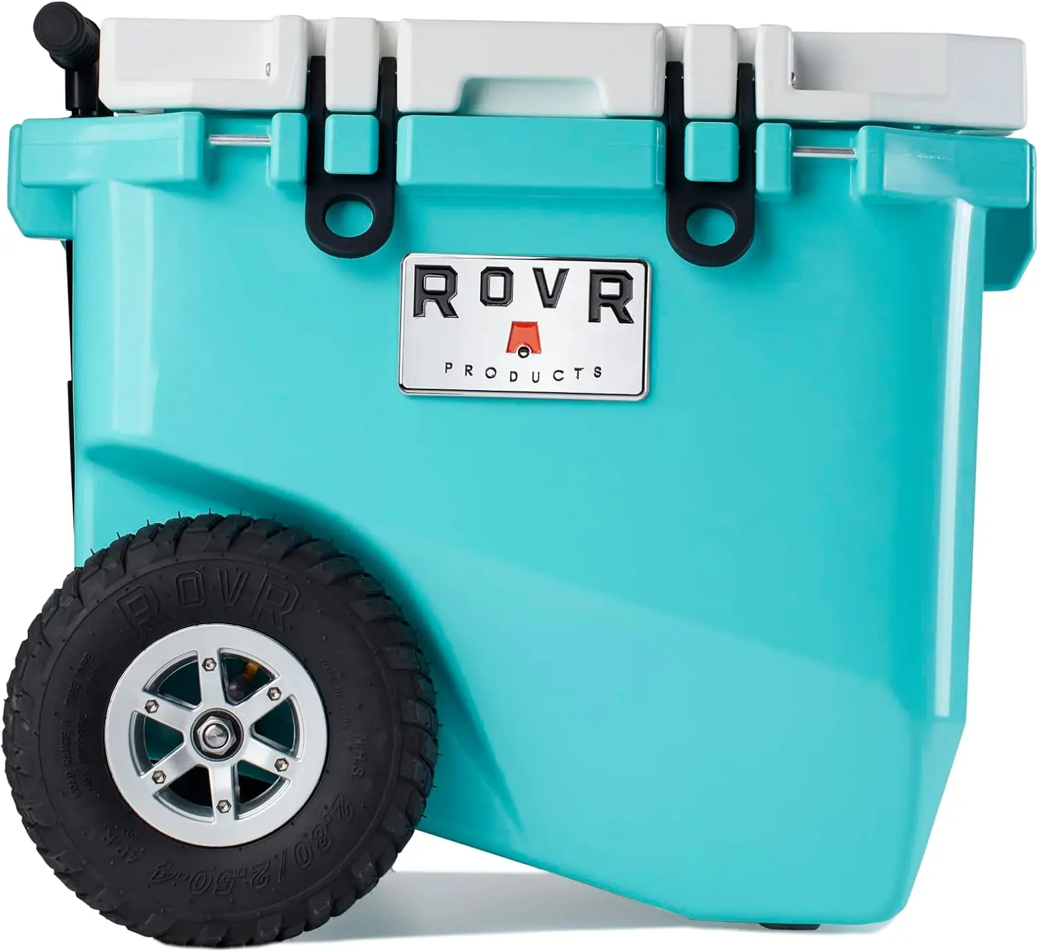 RovR RolWheeled Cooler with Wheels and Handle - Durable, All-Terrain Rolling Cooler for Beach, Camping and Outdoor Activities