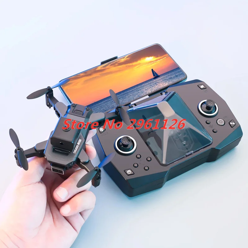 Mini Pocket Drone 4K HD Camera Four-sided Obstacle Avoidance Professional Foldable Quadcopter Air Pressure Fixed Height Aricraft