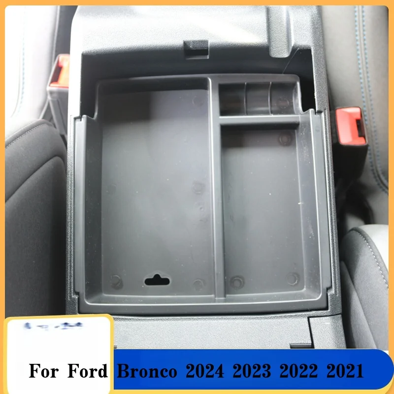 وحدة التحكم المركزية درج منظم لفورد برونكو 2024 2023 2022 2021 مسند الذراع تخزين إدراج صندوق صالح برونكو 2/4 ملحقات الباب #6