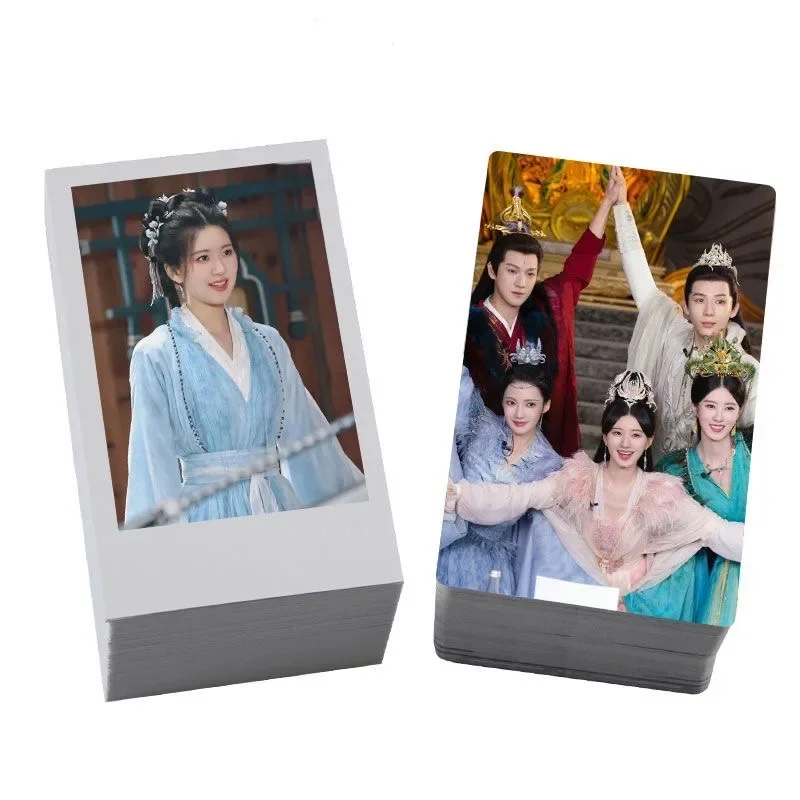 100PC Zhao Lusi Wang Anyu HD Poster Lomo Cards TV The Last Immortal Feng Yin Drama Stills Photo Pai Li De Meal Bus Card Stickers