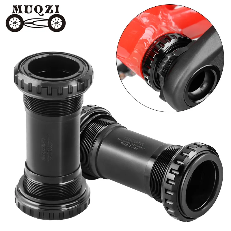 MUQZI Bicycle Bottom Bracket BB68 BB73 MTB Road Bike Thread Bottom Bracket BSA 68/73mm For Sram DUB 29mm Crank