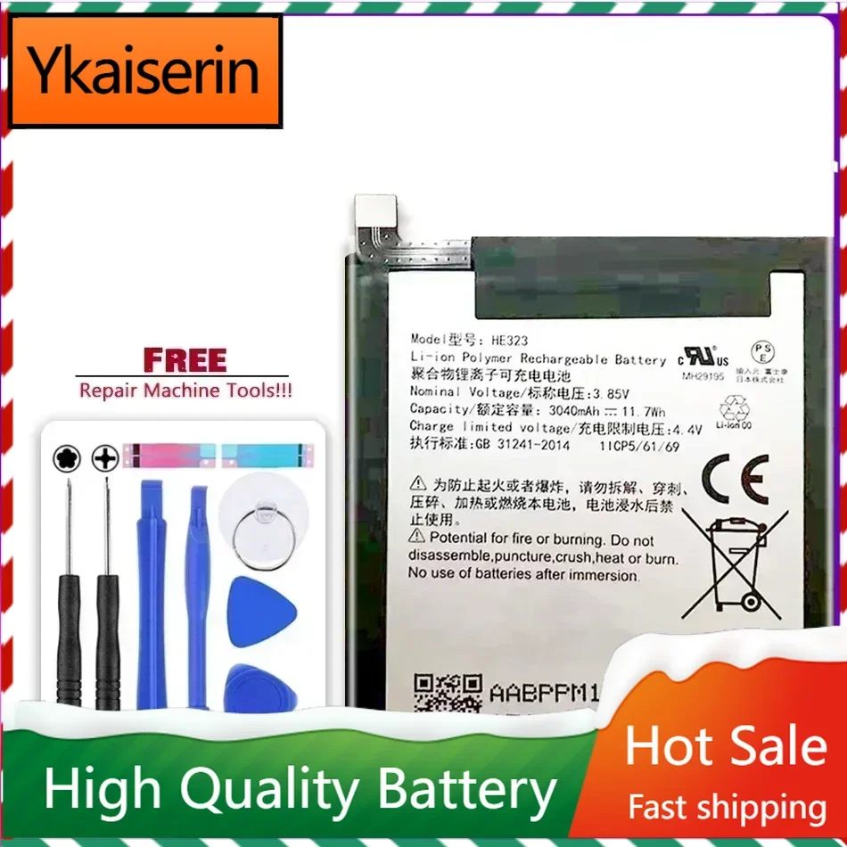 HE323  3040mAh Battery  for Essential Phone PH-1 Portable Batteries for Cell Phones Warranty + Track Code