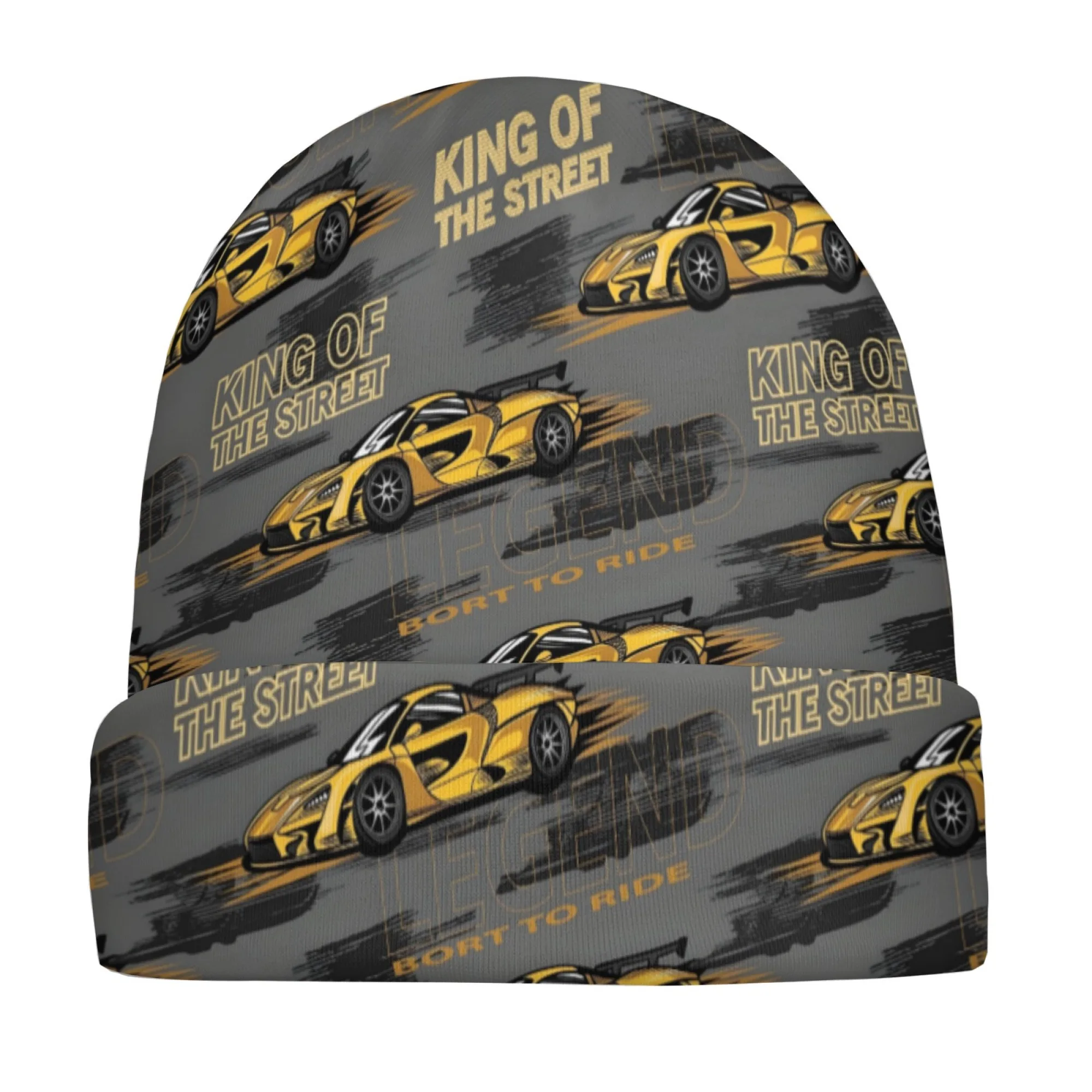 قبعة رجالية مطبوعة من Street Racing قبعة هيب هوب عصرية كلاسيكية خفيفة الوزن ومريحة ودافئة للرياضات الخارجية كاجوال قبعة شتوية هدية #3