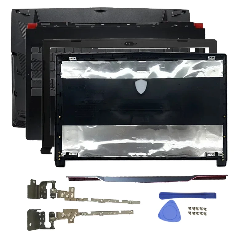 

Pop NEW Laptop Case For MSI GL63 MS-16P4 16P5 16P6 16P7 16P8 Laptop LCD Back Cover Front Frame Hinges Cover Palmrest Bottom Case