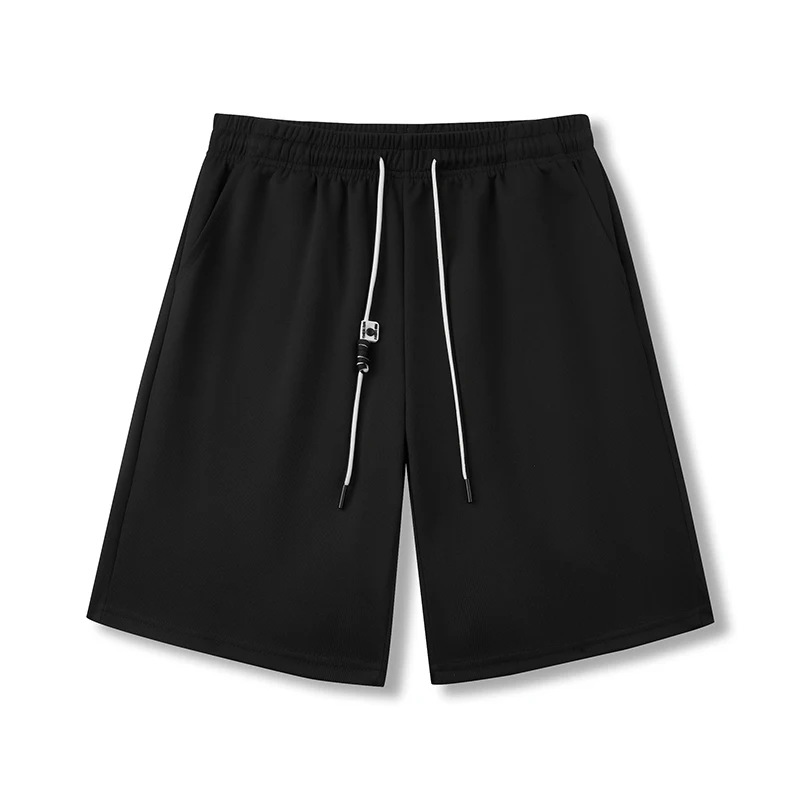 

Men's shorts 2025 new spring and summer sports pants American trend quick drying solid color versatile high street fitness pants
