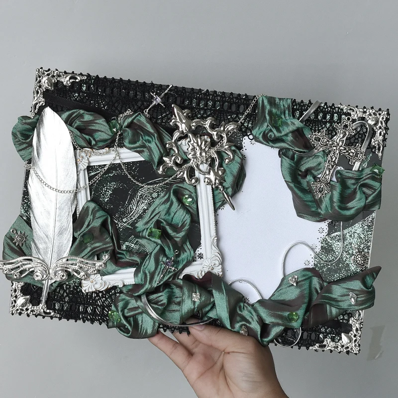 Luxury Ita Bags Insert Board Hand Made Ita Bag Pin Badge Organizer Card Holder Lace Backplate Decoration