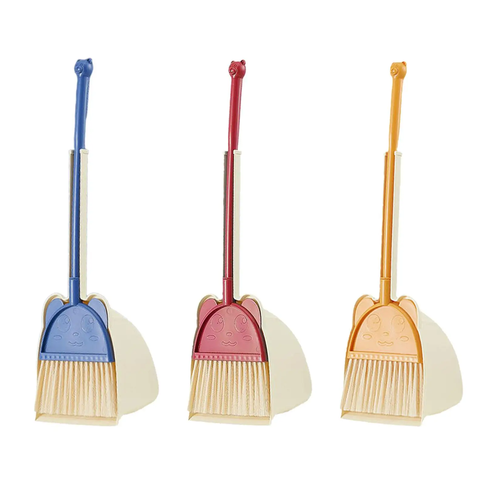 Play House Cleaning Toy Mini Broom with Dustpan for Children Birthday Gift