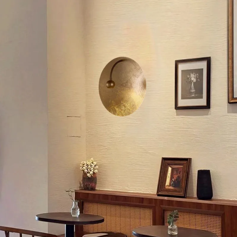 الغلاف الجوي الحديث وحدة إضاءة LED جداريّة ضوء 3000K الذهب معدن نمط جديد آرت ديكو لصالون غرفة نوم الدرج الممر الشمعدان #6