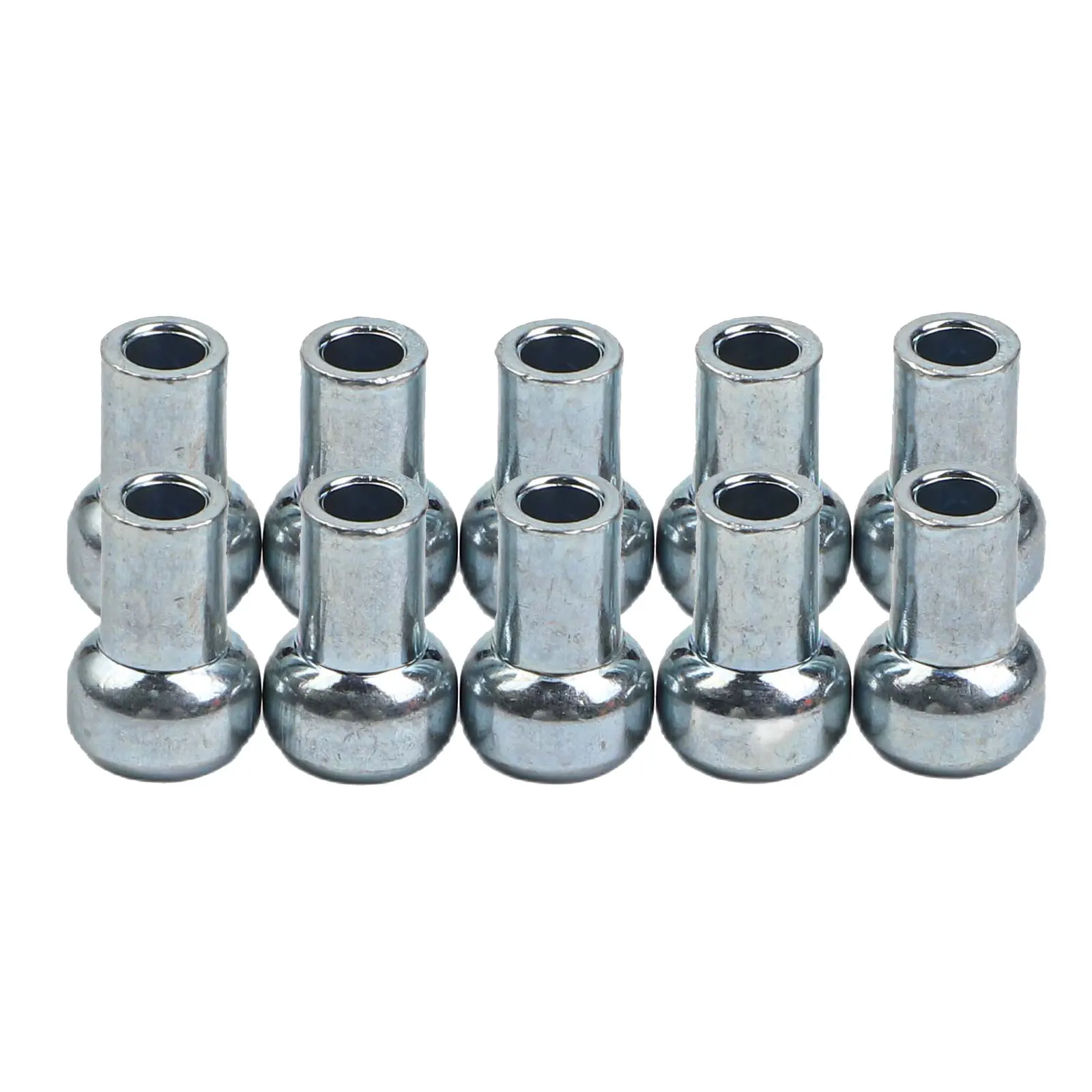 10 Stück Fitnessgerät-Seilzugstopper Kabelkugel-Anschlüsse Drahtverbindungs-Set für 5mm 6mm Kabel Fitnessgeräte