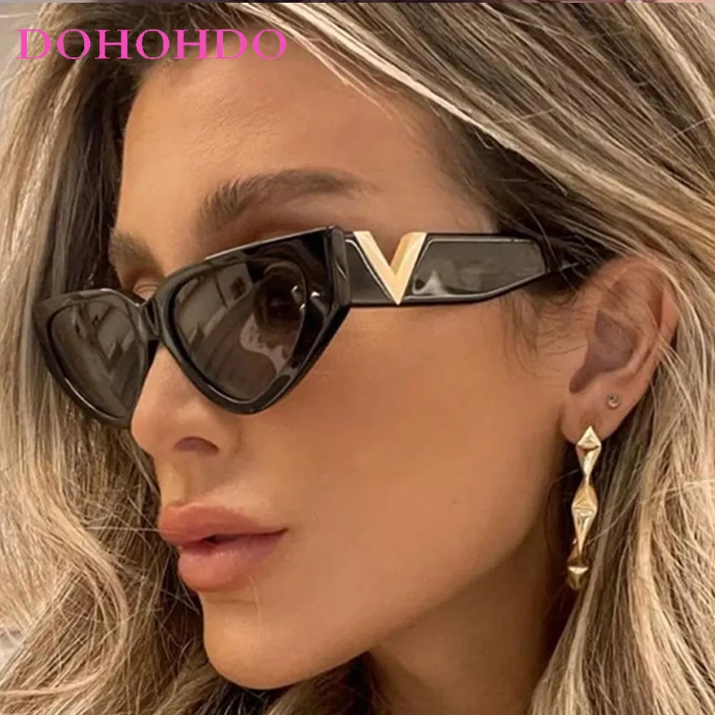 

Vintage Small Cat Eye Sunglasses Women Men Retro Trendy Brand Design Driving Shades Outdoor Traveling Eyewear Female UV400 Очки