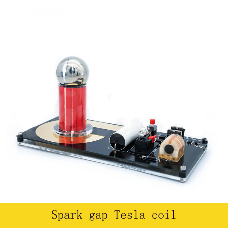 Equipo de laboratorio científico de alta eficiencia de conversión, Super Mini generador de rayos artificiales, bobina Tesla