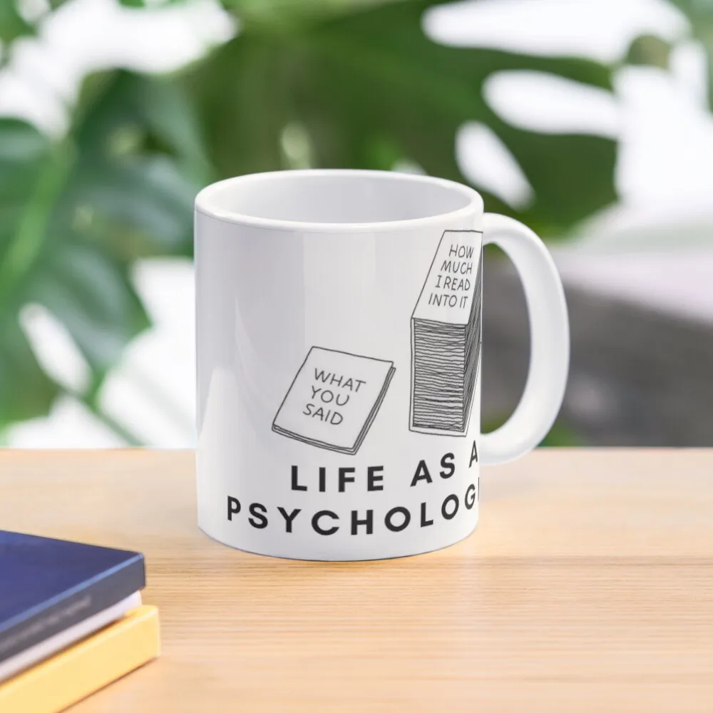 

Life as a Psychologist - Psychology Design Coffee Mug Cups And Mugs Cold And Hot Thermal Glasses Mug Coffee