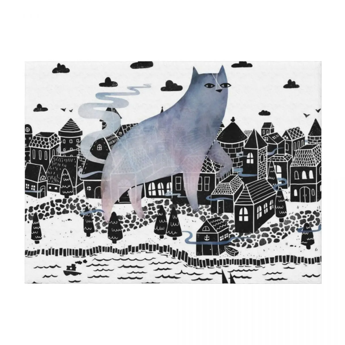 

The Fog Throw Blanket Blankets For Sofas Decorative Sofas Loose Thermals For Travel Blankets