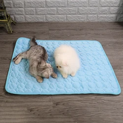 1PC Pet Summer Ice Mats Cat And Dog Ice Mats Breathable Dog Bed Pet Supplies