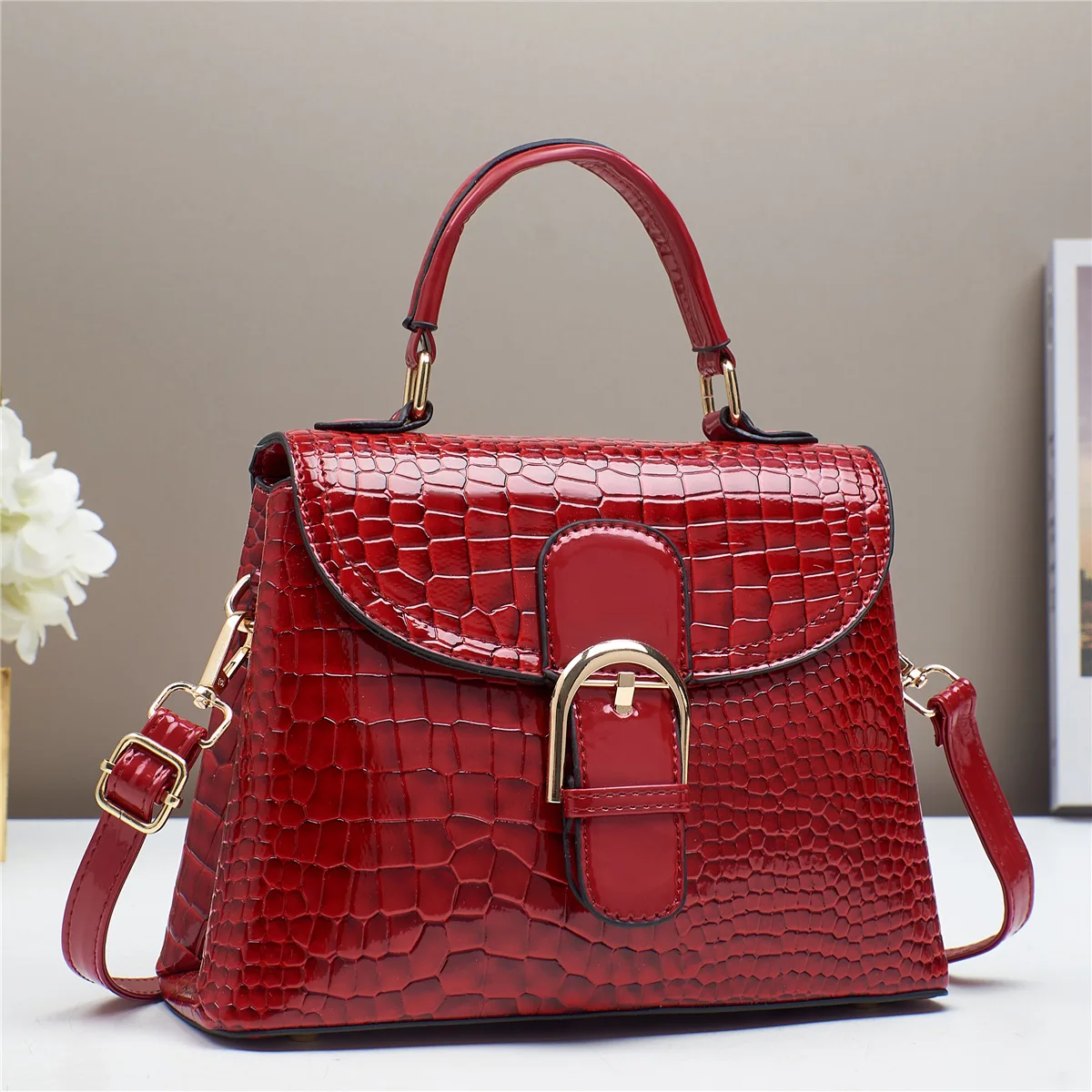 

Элегантная женская сумка через плечо, универсальная женская большая сумка, модная весенне-летняя сумка через плечо, мягкая сумка квадратной формы