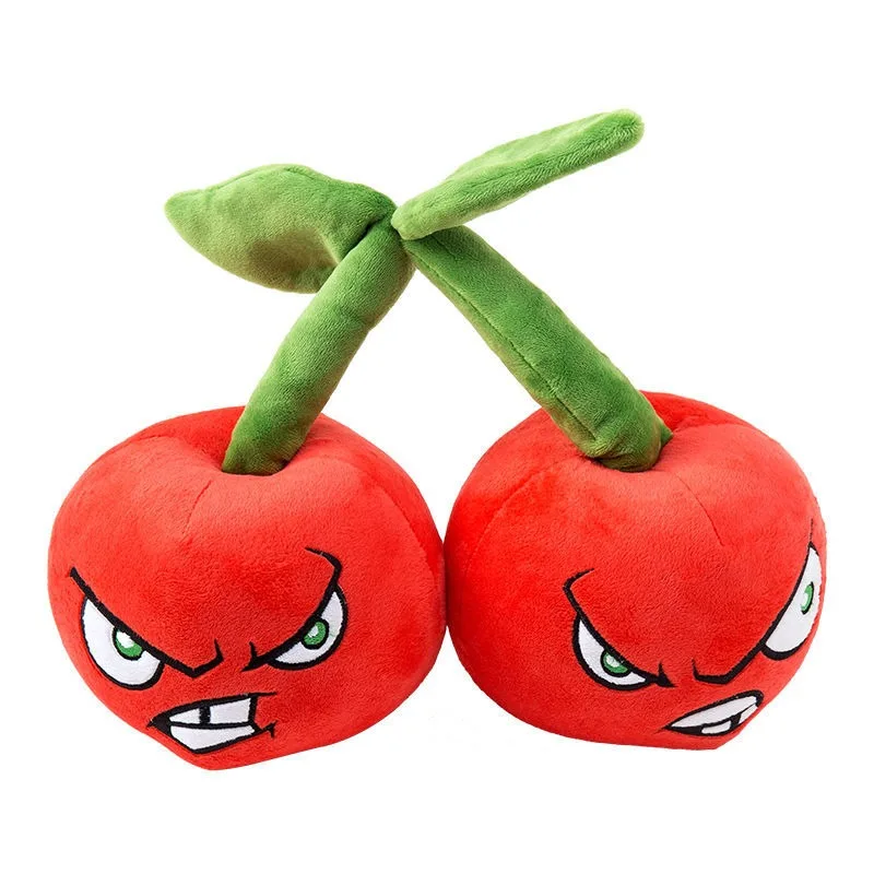 Plants Vs Zombies Game Peripheral Plush Doll Pvz Squash Cherry Cute Soft Stuffed Toys Children Birthday Gift view 3
