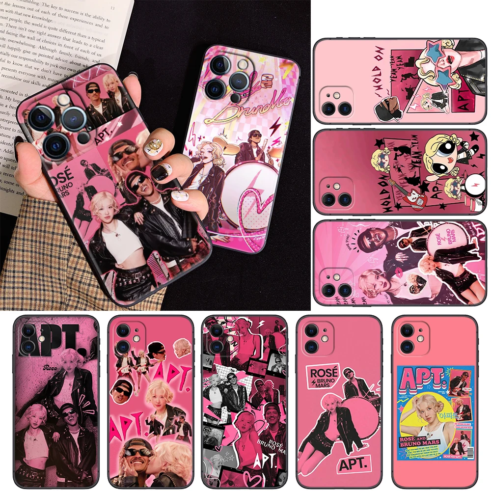 R-Róse Bruno M-Mars APT Soft Silicone Case for Samsung A71 A72 A73 A81 A82 A91 S20 Fe Lite S21 S22 S23 S30 Ultra