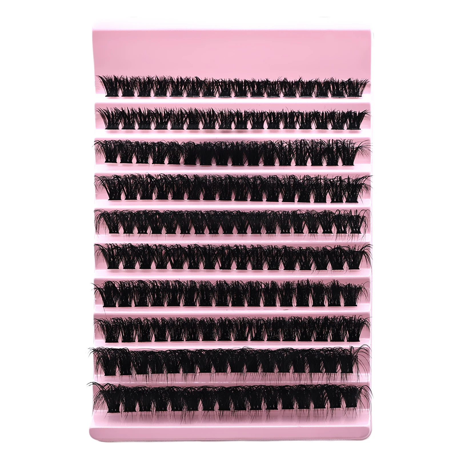 Flauschige Manga Cluster-Wimpern D-Curl Weiche, Luftige Wimpernverlängerungen DIY Wiederverwendbare Wimpern für den täglichen Gebrauch – Detail 6