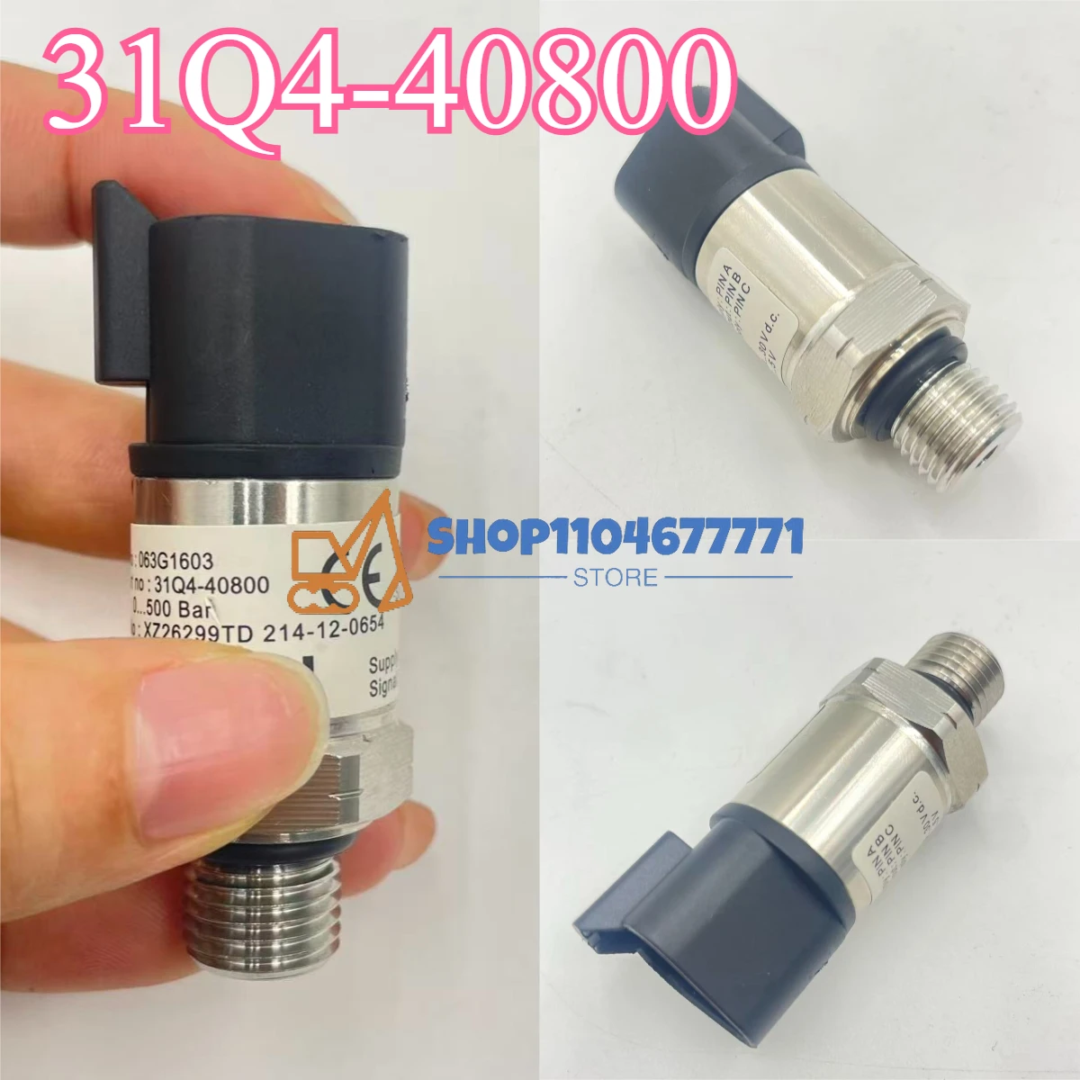 31Q4-40800 31Q4-40600 Brand New Pressure Sensor Switch for Modern R140W-9 R170W-9 R160LC-9 R210LC-3 R210LC-5 R210LC-7 R210LC-9