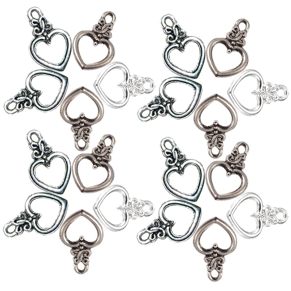 

60 Sets Bracelet Accessories Lightweight Durable Alloy Toggle Clasps for Alloy Toggle Clasps DIY Jewelry Making