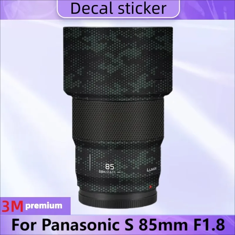 

For LUMIX S 85 F1.8s Lens Sticker Decal Skin for Panasonic LUMIX S 85mm f/1.8 S Lens Sticker Anti-Scratch Wrap Cover Film