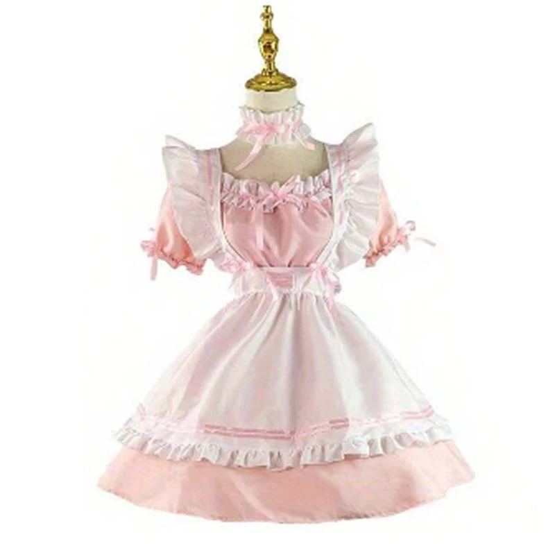 Kostium Króliczka PESENAR Damski Strój Dziewczęcy Kombinezon z Guzikami w Kroku Onesie Body Cosplay Kostium Futrzane Uszy Kota Rękawiczki Skarpetki Zestaw