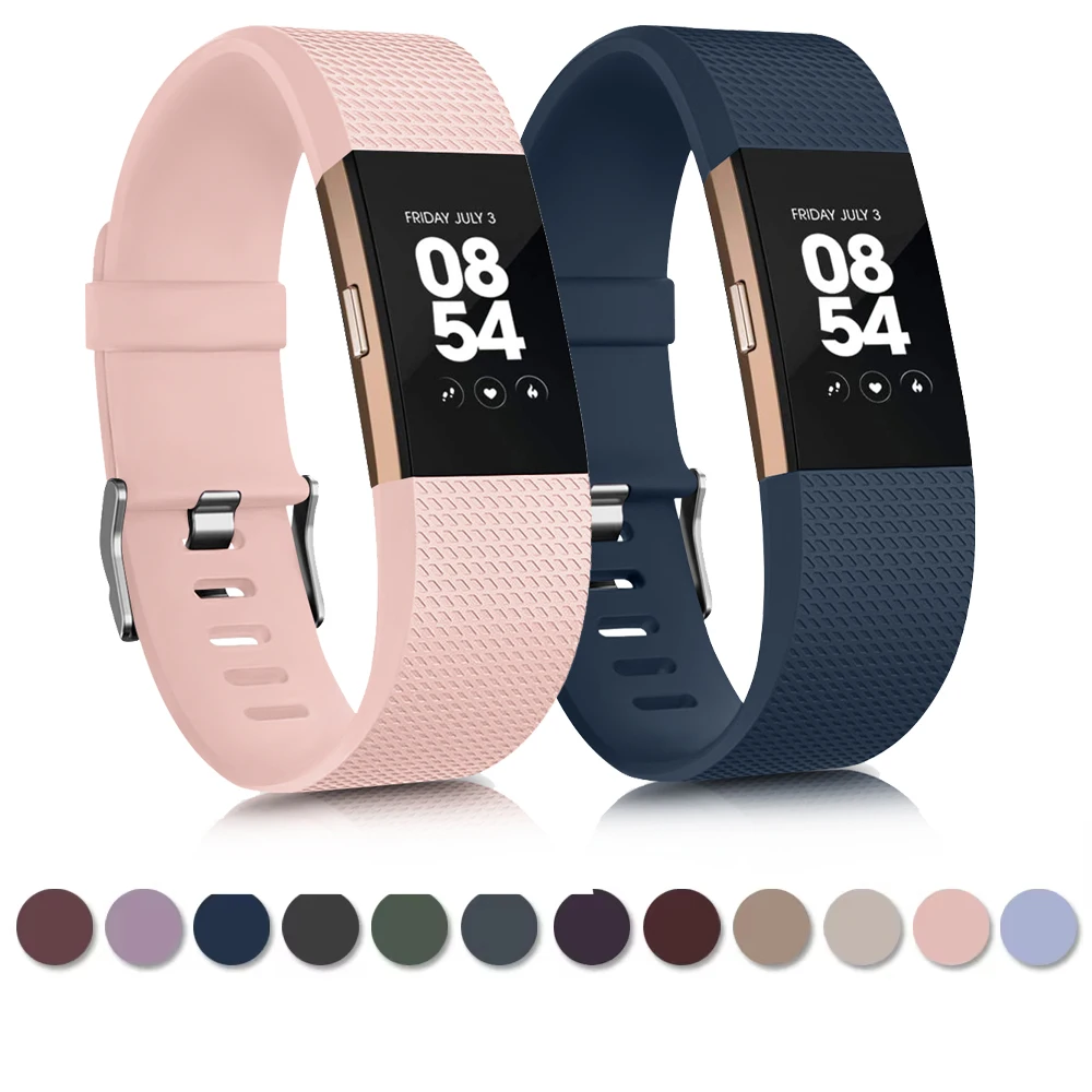 Soft TPU Strap For Fitbit Charge 2 Band Smart Watch Strap Bracelet For Fitbit Charge 2 Watchband Wristband Replacement