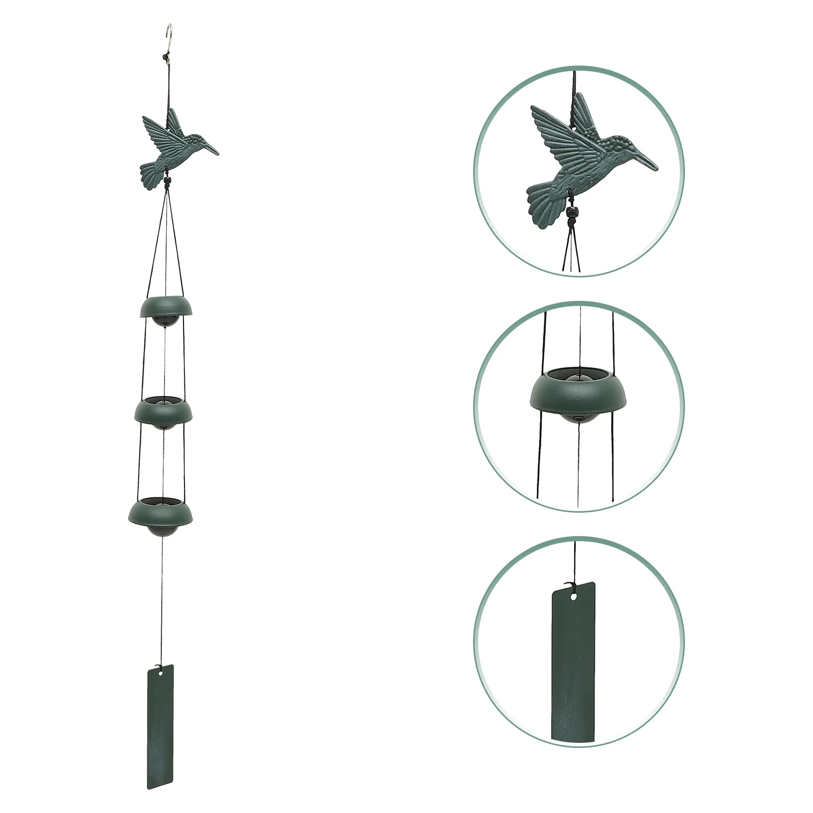 

Exquisite Japanese Style Wind Bell for Home Garden Decoration Sweet Sound Relaxing Hanging Decor for Patio Balcony Backyard