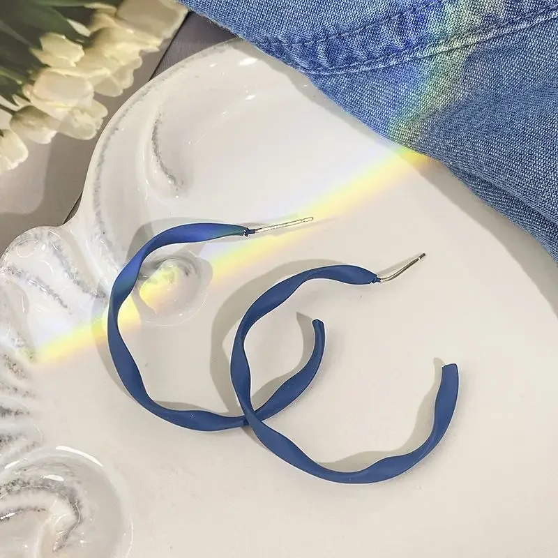 ใหม่แฟชั่น Vintage เรซิ่นเรขาคณิต Drop ต่างหูสําหรับผู้หญิงอุปกรณ์เสริมทุกวัน Charms จี้เครื่องประดับของขวัญครบรอบ